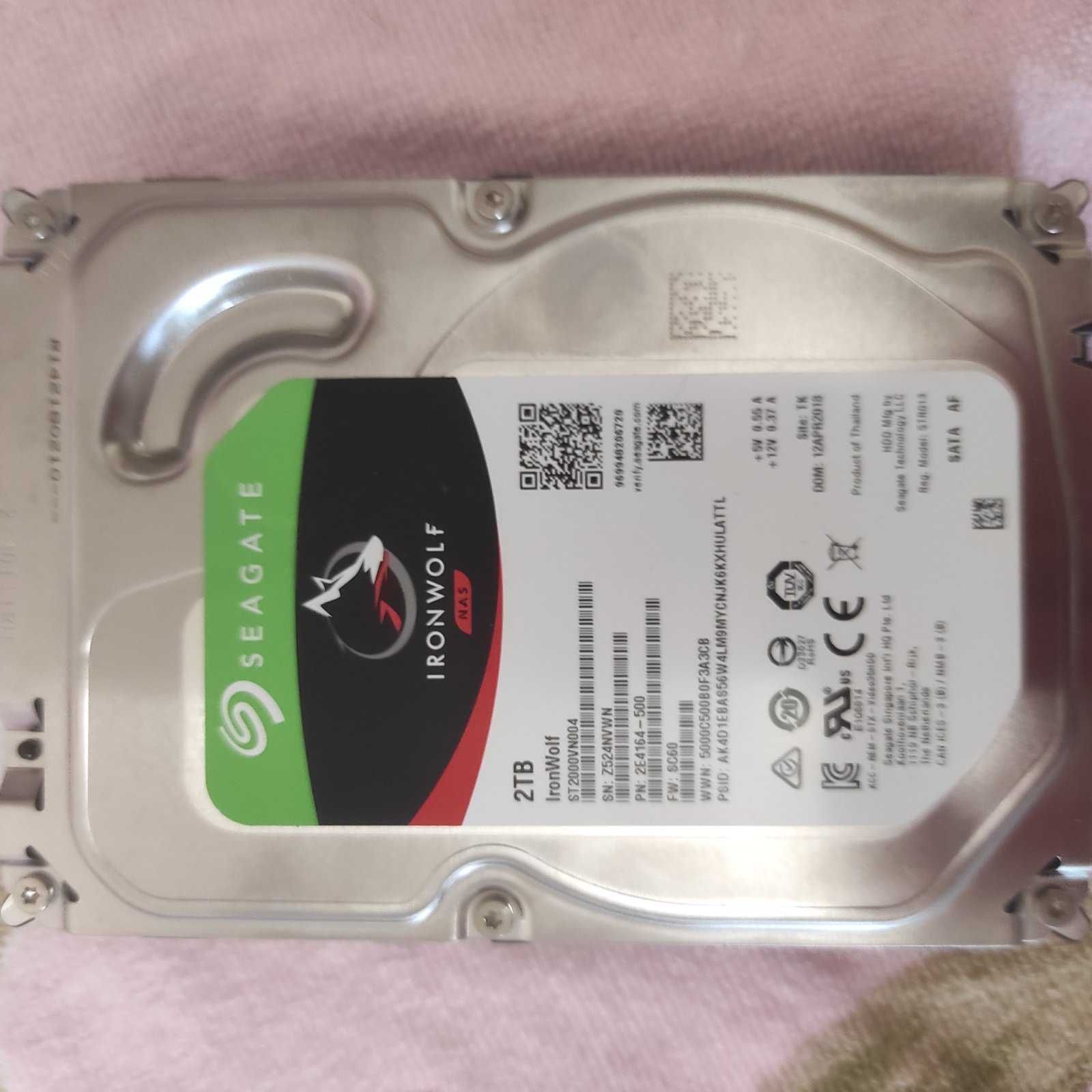 Жесткий диск Seagate IronWolf HDD 2TB 5900rpm 64MB ST2000VN004