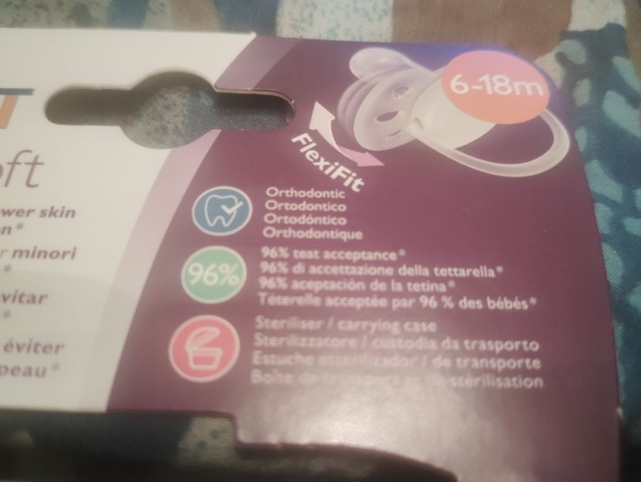 Chupetas Philips Avent Ultra Soft Novas Sem Caixa