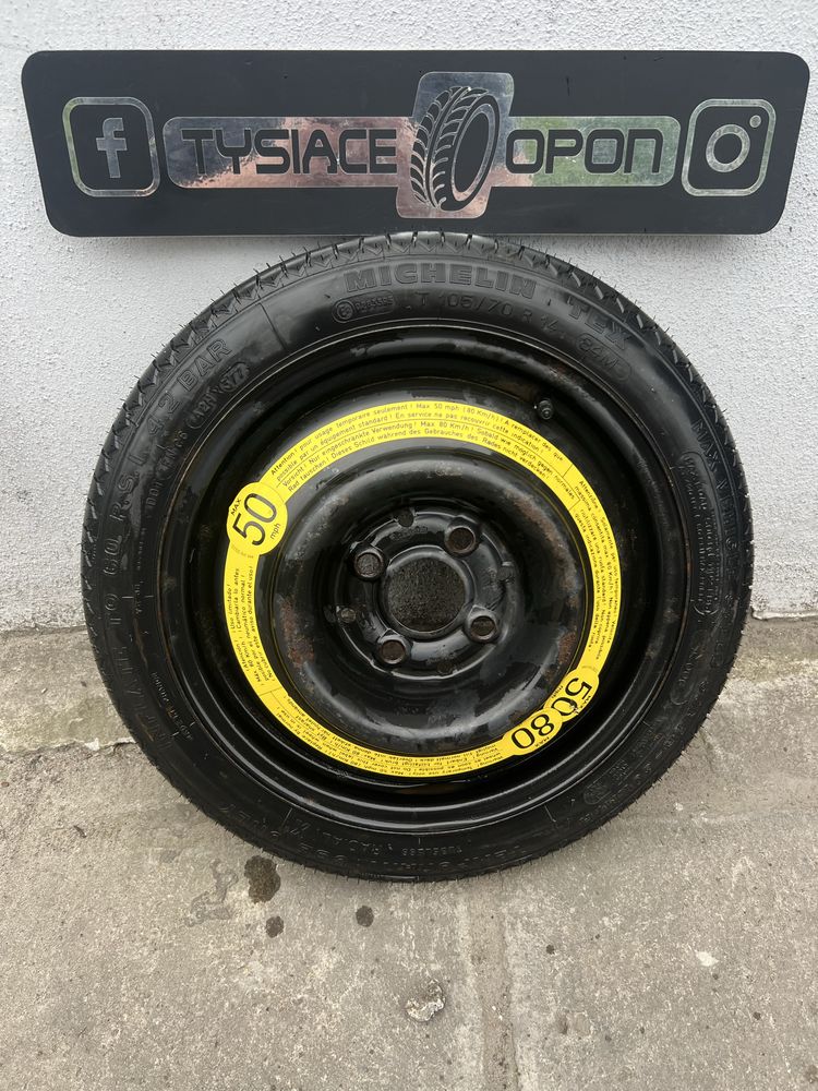Opona dojazdowa 5x112 Seat