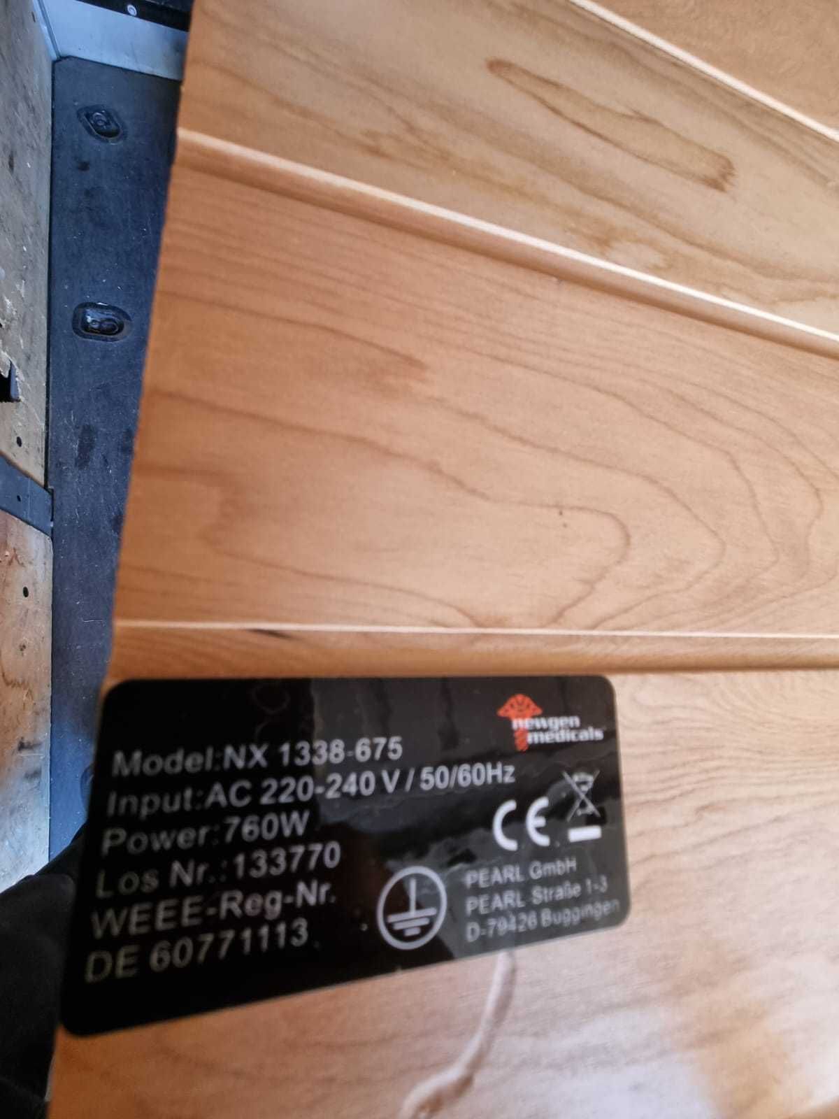 SAUNA kabina podczerwień innfrared infrarot mini najmniejsza 1os KOŁA