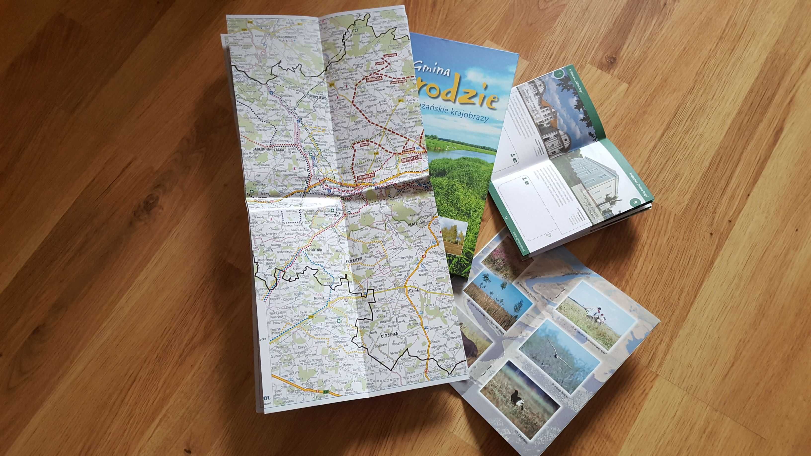 Album oraz broszury info mapy Nadbużańskie krajobrazy widoki znad Buga