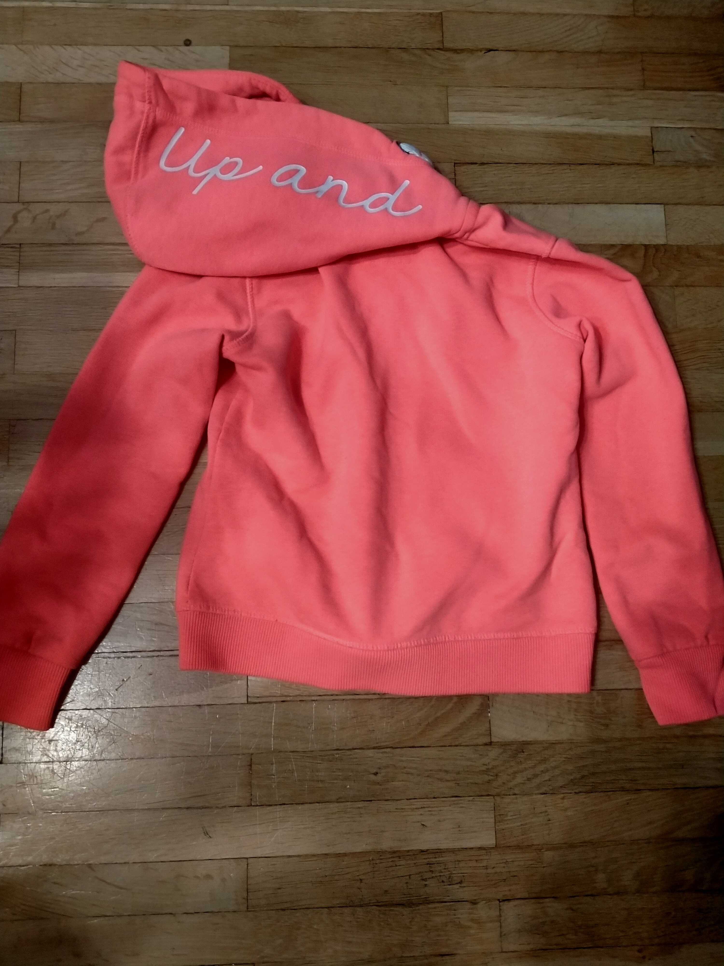 Bluza rozpinana z kapturem rozm. 128 cm różowa Reserved