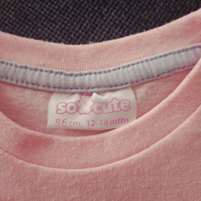 Koszulka T-shirt So Cute dla dziewczynki  rozm. 86