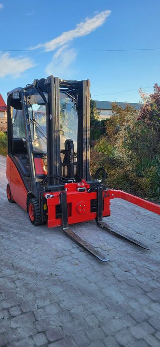 Linde h14 triplex 4.65 półkabina 4 sekcje obrotnica pozycjoner