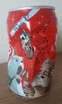 Stara pusta puszka Coca Cola Coke z lat 1990 tych 90s. Z lat 90tych.