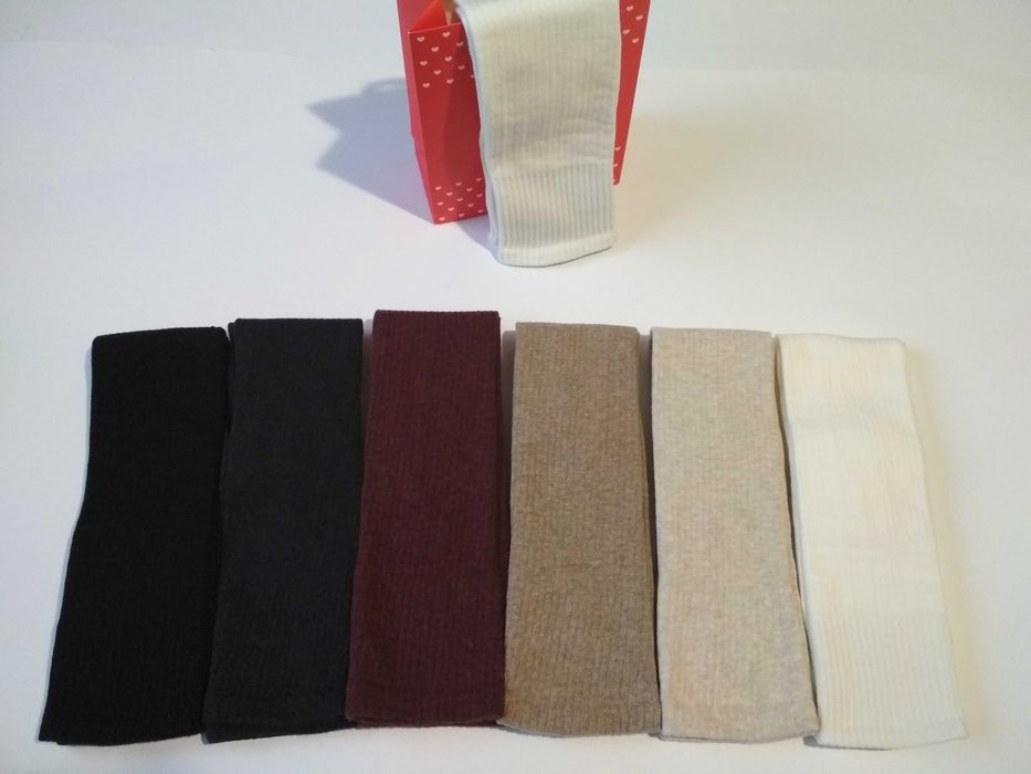 Гольфи вище коліна жіночі в рубчик заколінки