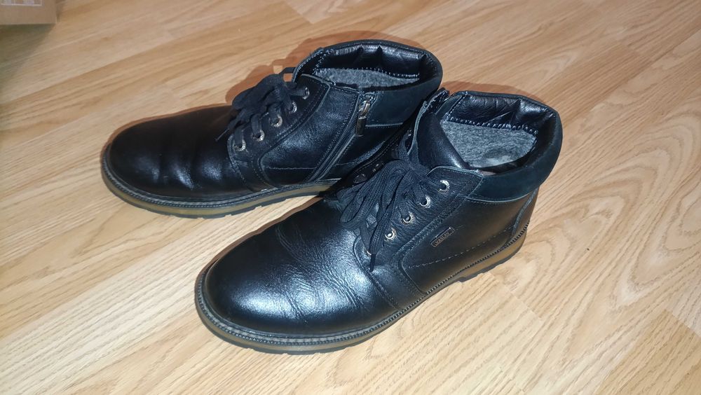Зимние мужские ботинки кожа треб мал.ремонт