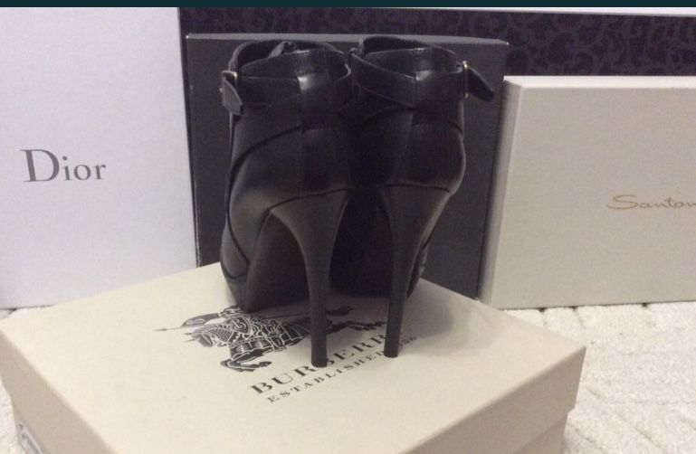Burberry Black BR3833881 37р ботильйони жіночі напівчеревики, черевики