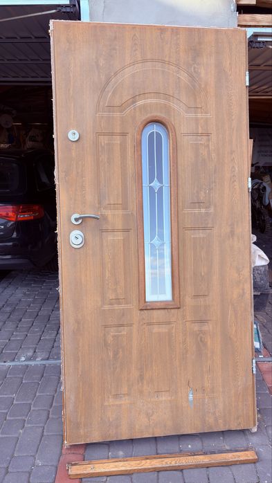 Okna z demontażu dwuszybowe złoty dąb