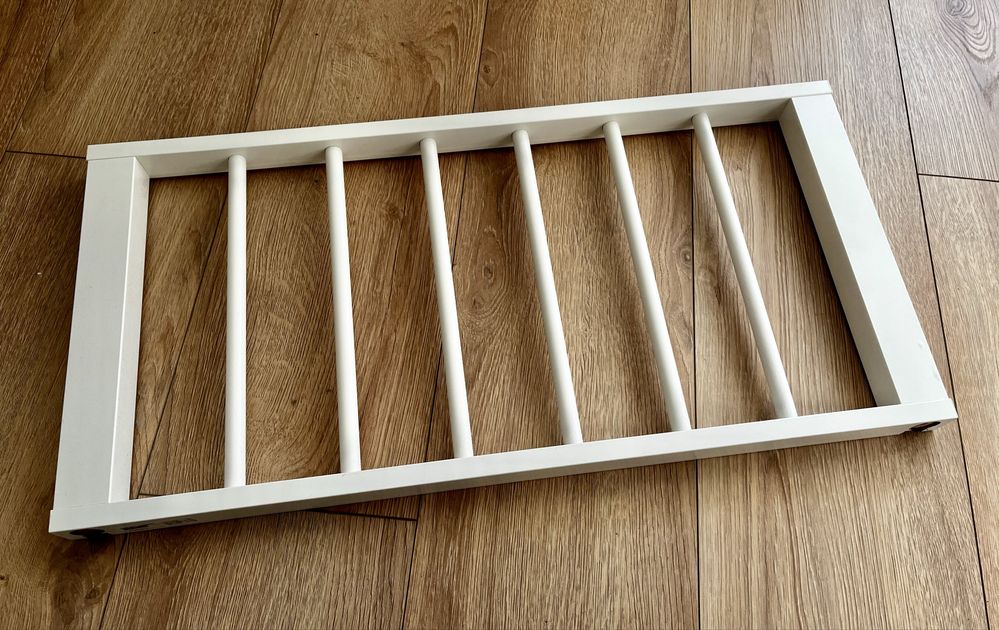 KOMPLEMENT IKEA – Wysuwany wieszak na spodnie, biały, 75x35 cm