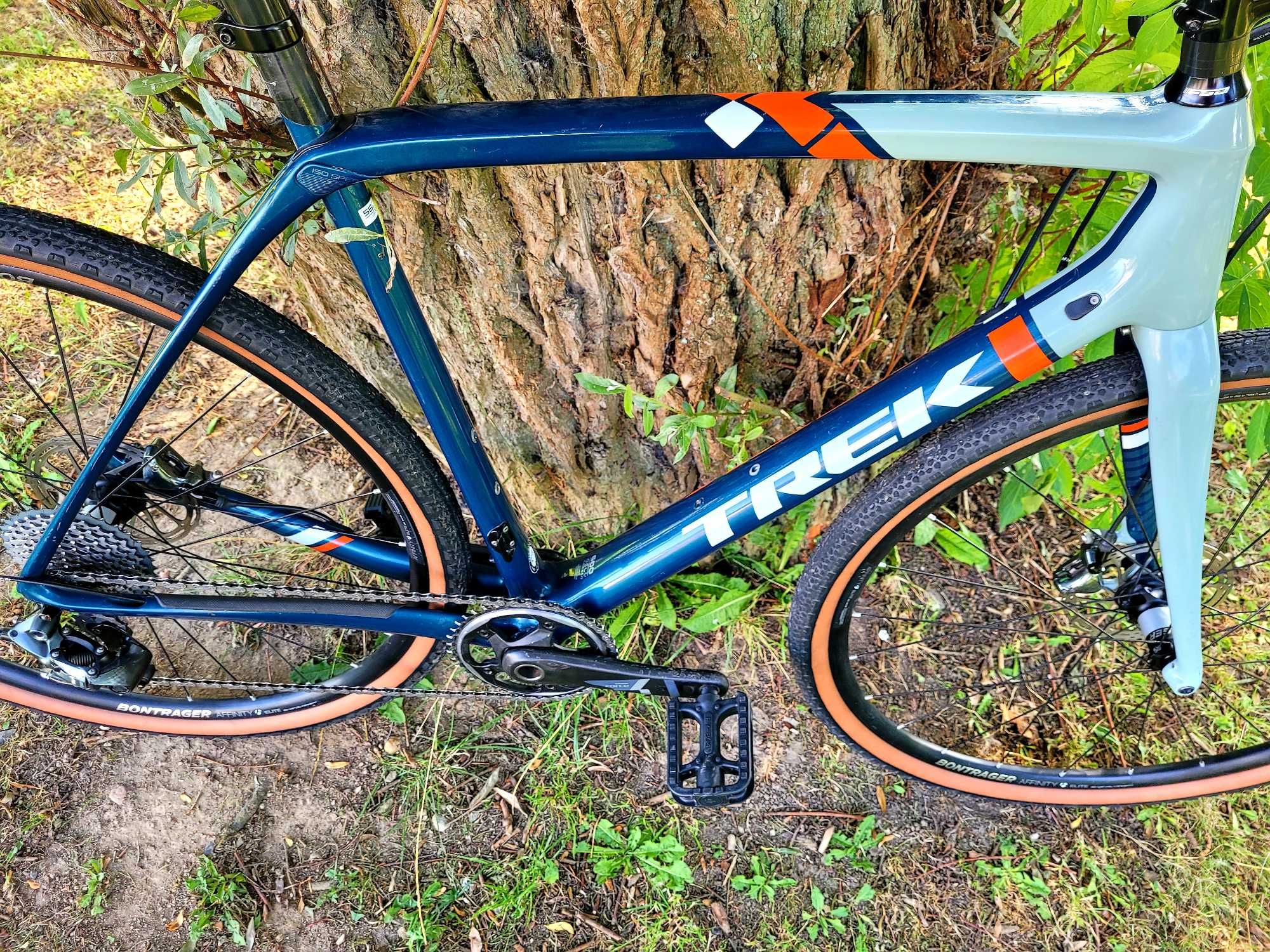Rower Gravel Trek Boone 7 Disc ( Checkpoint ), b.lekki 8.1kg, karbon!