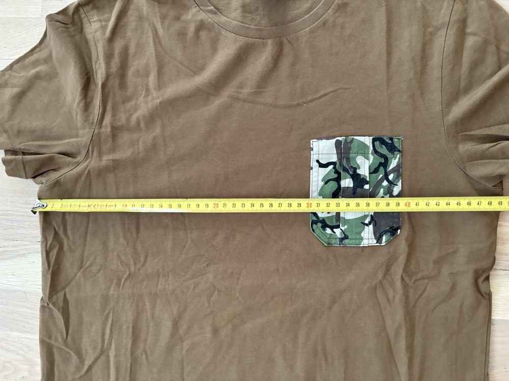 T-shirt House kieszonka moro M męska