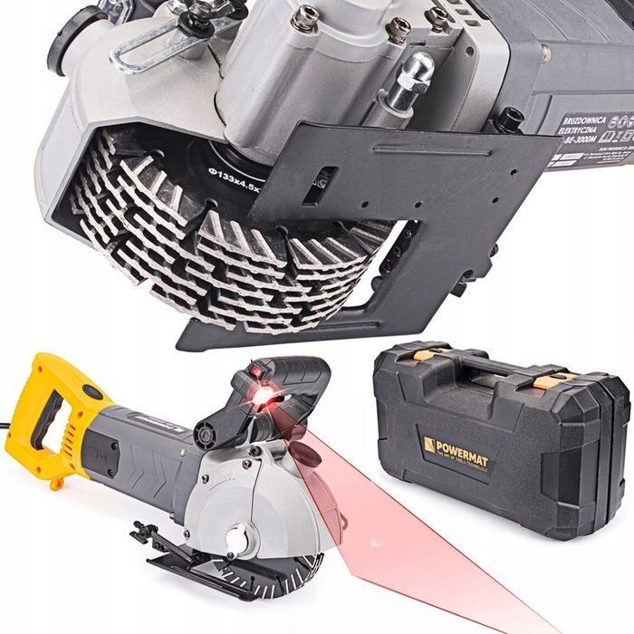 Profesjonalna Precyzyjna Bruzdownica Elektryczna Z Laserem 3000w 7x Ta