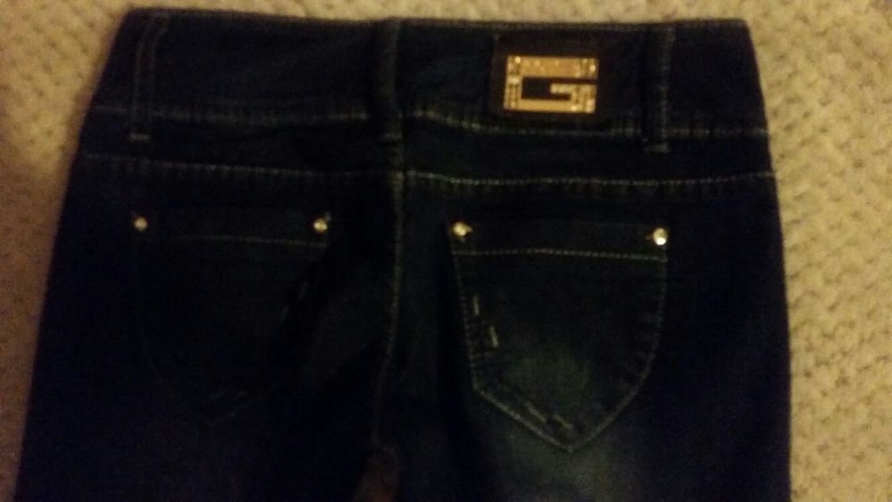 Nowe jeansy cienkie spodnie małe 27 S 36