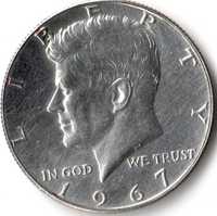 Haft dollar 50 cent 1967 rok srebro  Nr.5