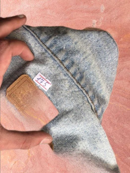 Куртка Levis синий джинсовая джинсовая куртка с воротником