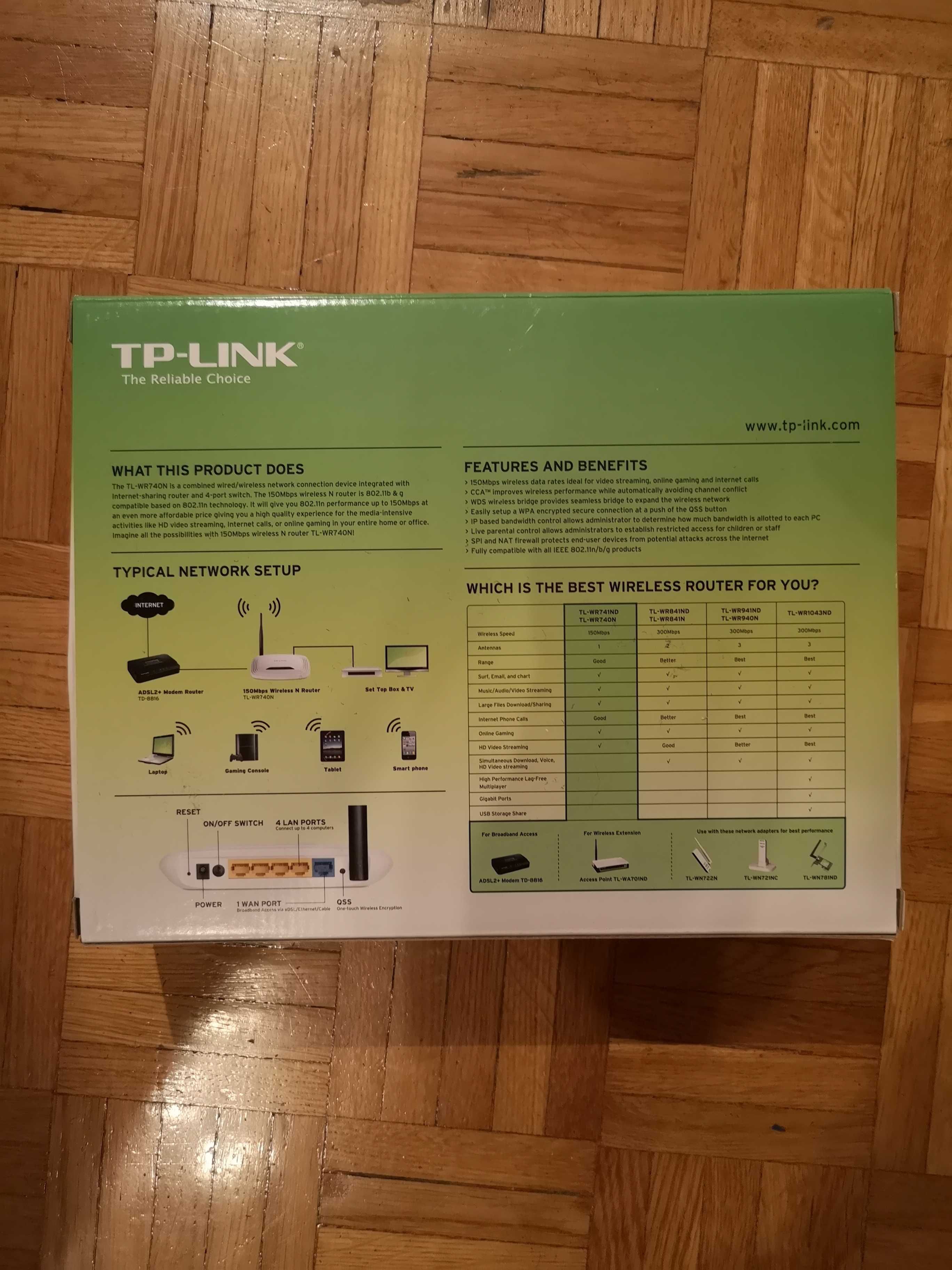 Router TP-Link TL-WR740N