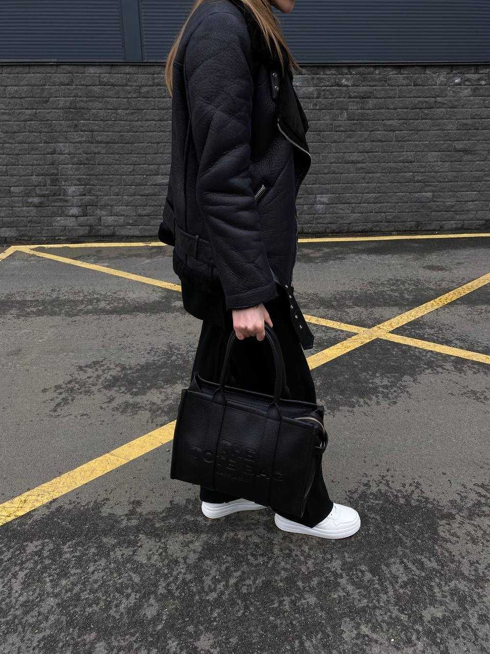 Torba damska shopper MJ Tote Bag Black duza damska torebka