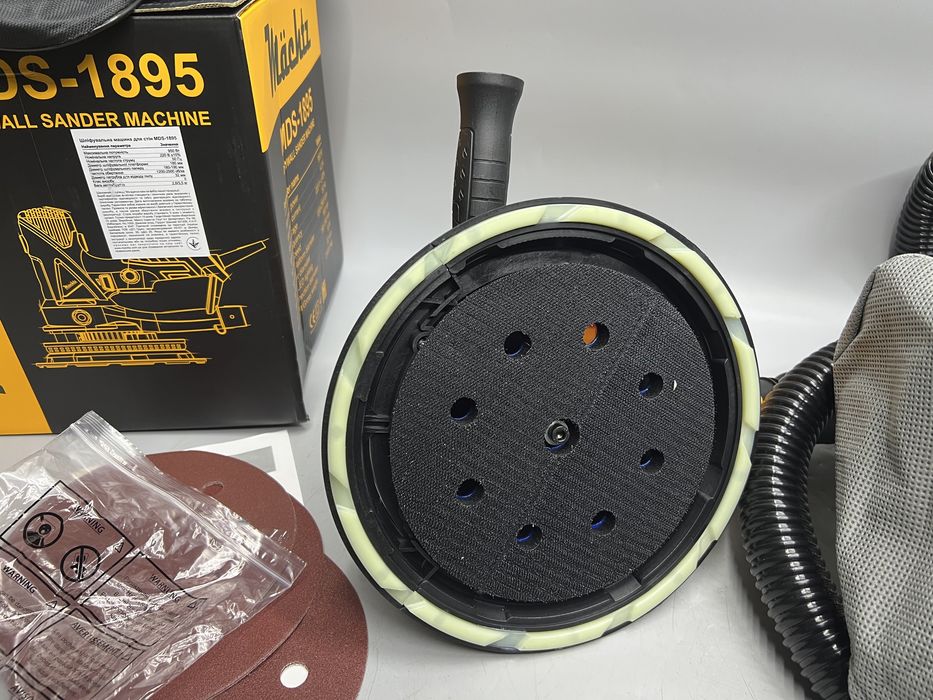 Шлифмашина для стен и потолка Machtz MDS-1895 С подсветкой Гарантия