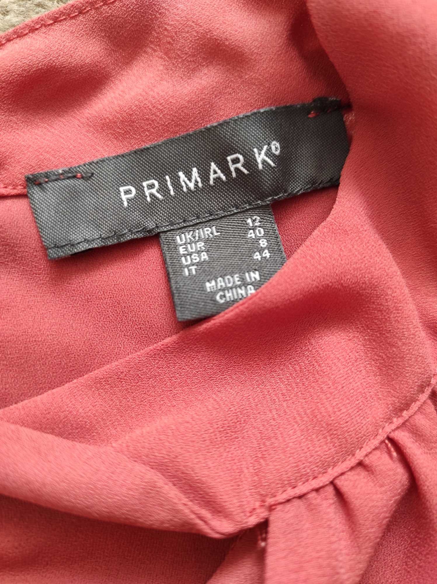 Koralowa elegancka bluzka primark