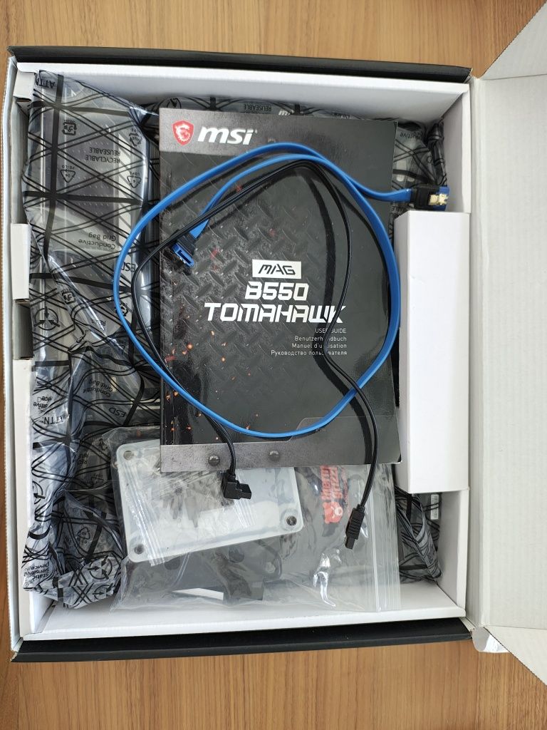 Zestaw płyta główna MSI B550 Tomahawk, Ryzen 5800X, 32GB RAM DDR4 Pat