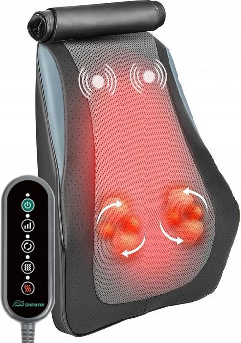Masażer Snailax SL-128 - Wibracje, Ciepło i Relaks dla Pleców i Szyi