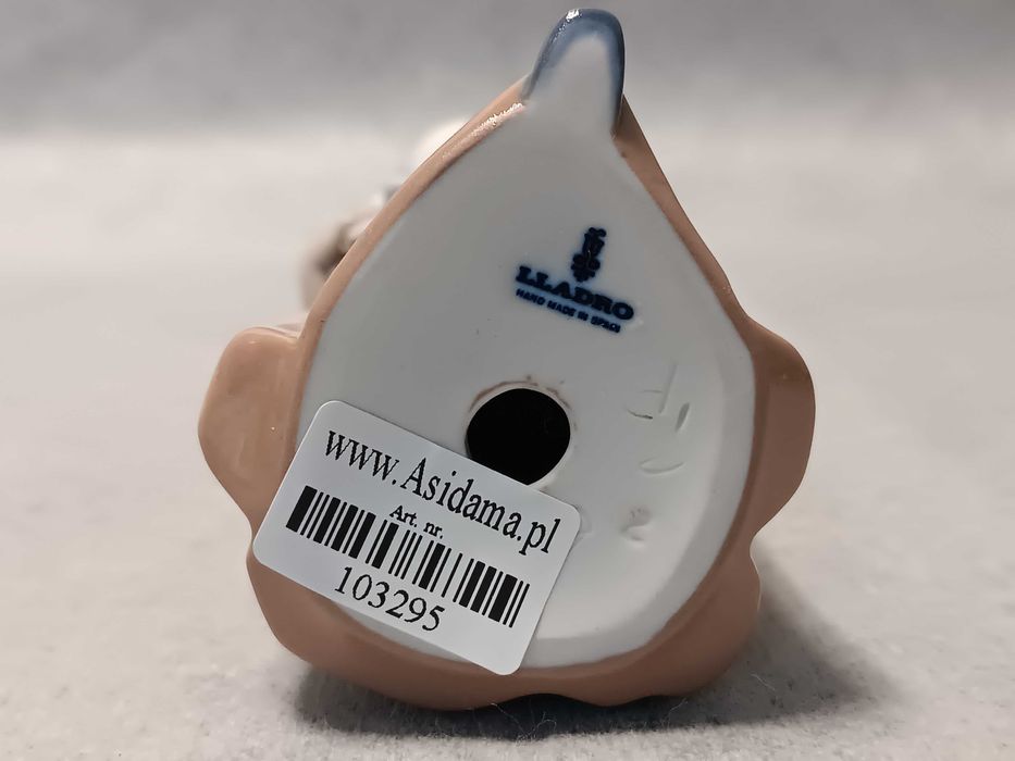 LLADRO #5007 Bashful Dziewczyna z kapeluszem Hiszpańska porcelana