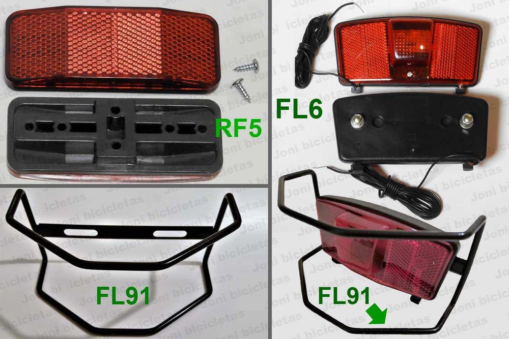 Bagageira/porta alforges de bicicleta (roda 26/28)