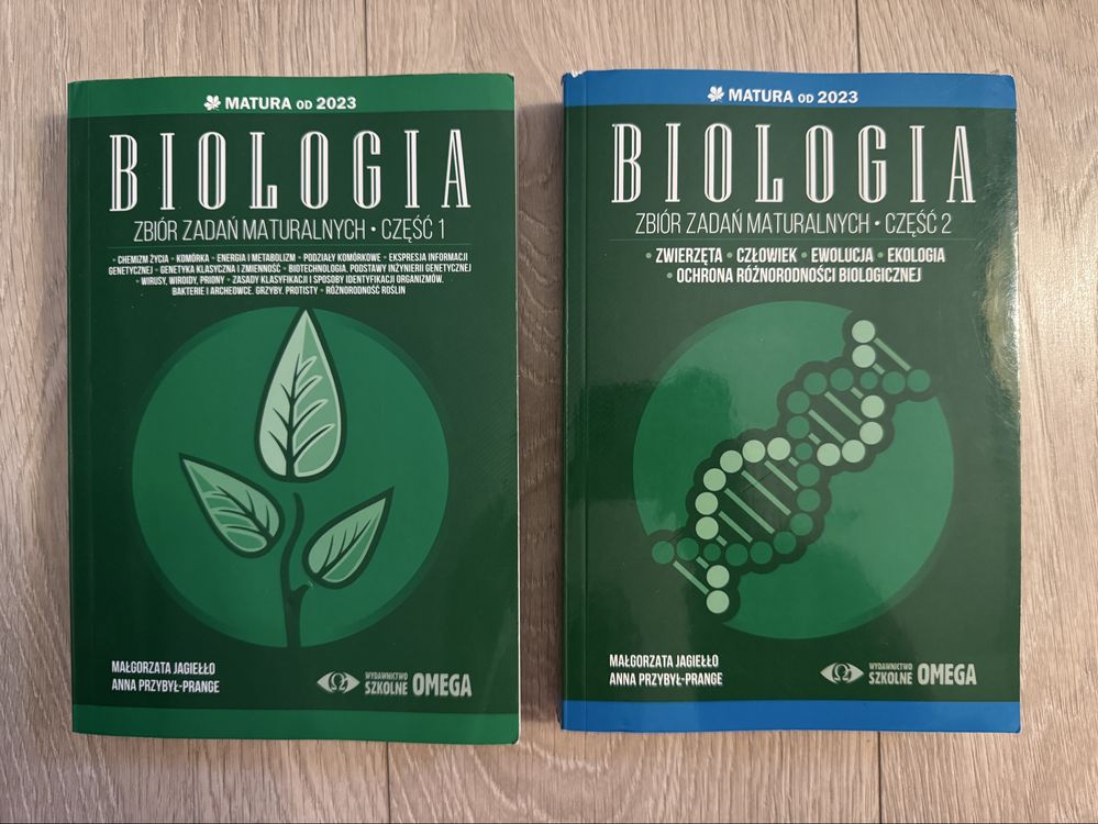Biologia - Zbiory zadań maturalnych - Omega - 3 części