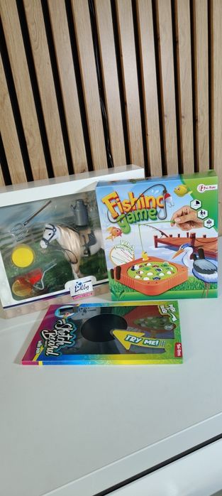 Zestaw zabawek, Lilly z koniem, gra w ryby,  tablet graficzny 40 zł