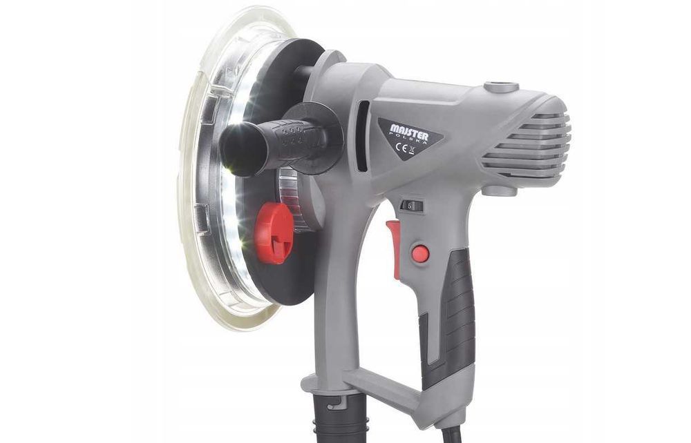 SZLIFIERKA z LED do Gipsu Gładzi Tynków 1800W Worek na pył Zestaw