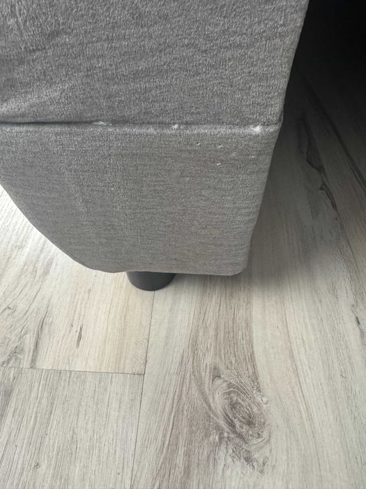 Szary narożnik L funkcja spania okazja outlet wysyłka promocja modny