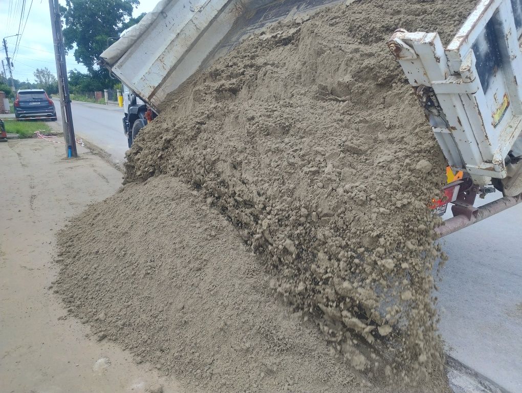 Podsypka betonowa, suchy beton, stabilizacja,podbudowa, transport tani