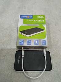 Powerbank Reinston Czarny 5000 mAh/3,7 V