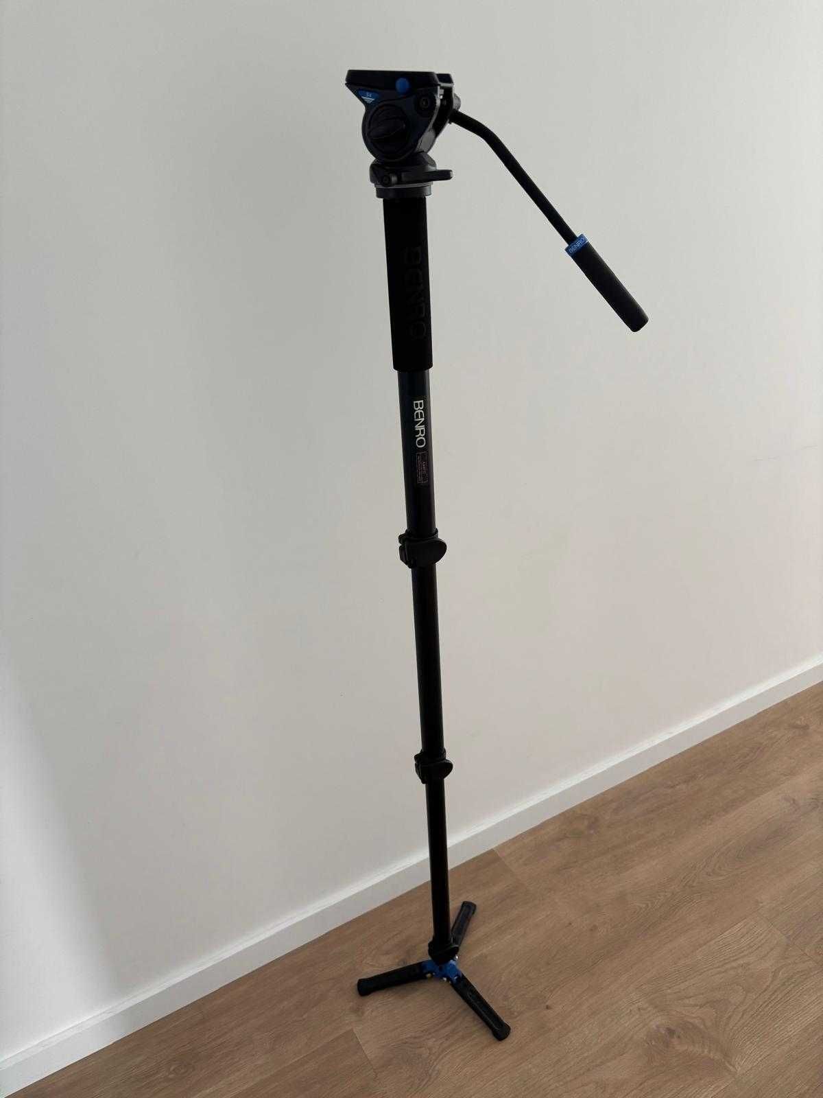 Monopé Benro com cabeça de vídeo