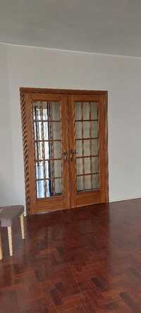 Portas interiores com vidro 220x150