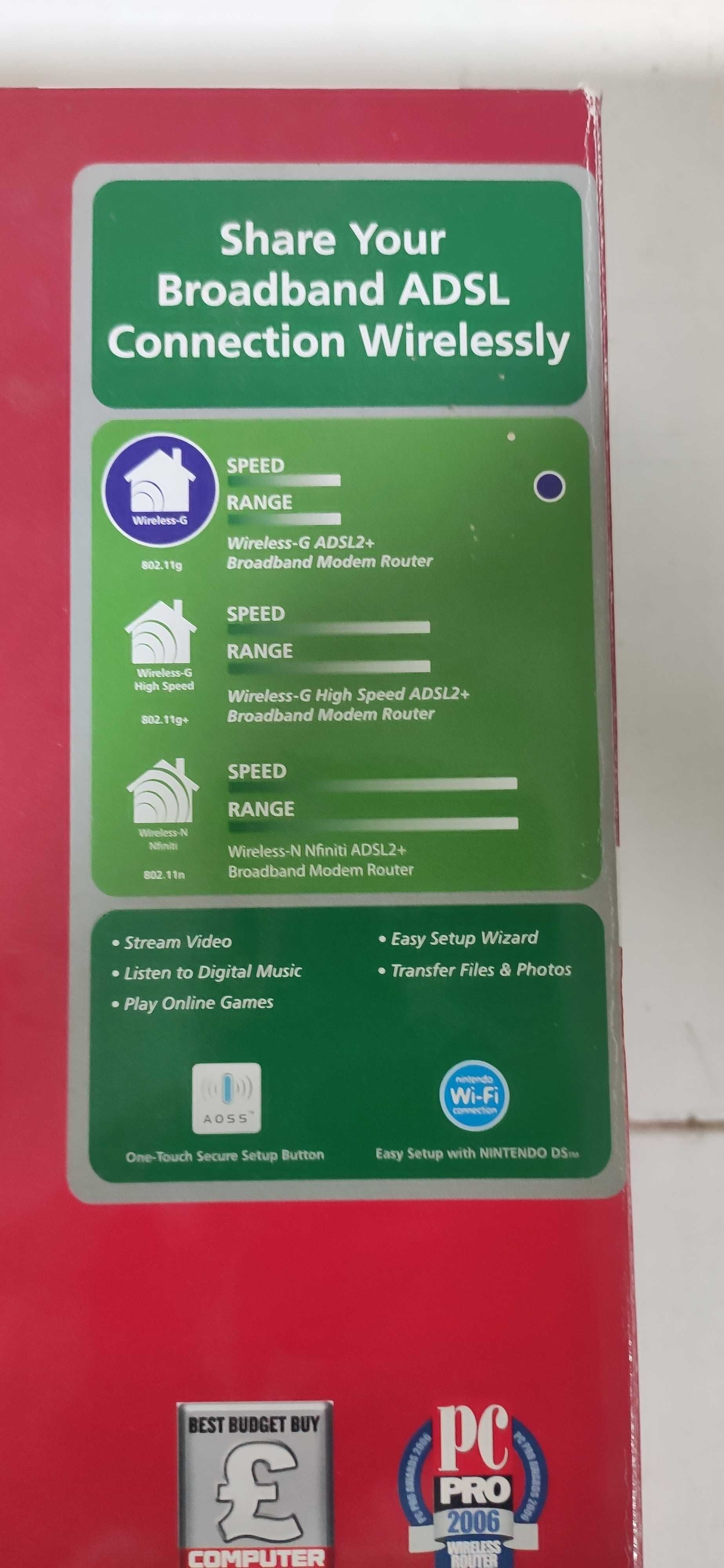 Router Buffalo Wireless-G ADSL2+