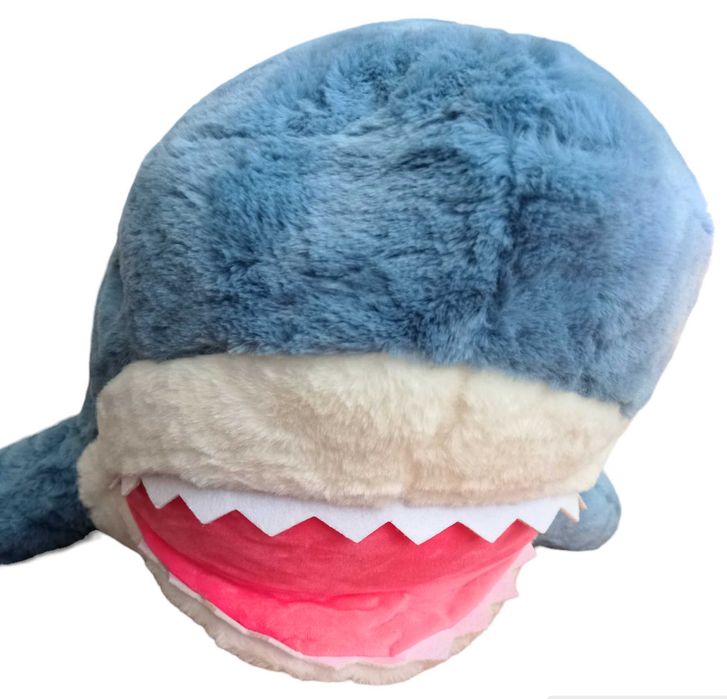 Акула очень большая мягкая плюшевая игрушка 70 см Икеа Shark doll