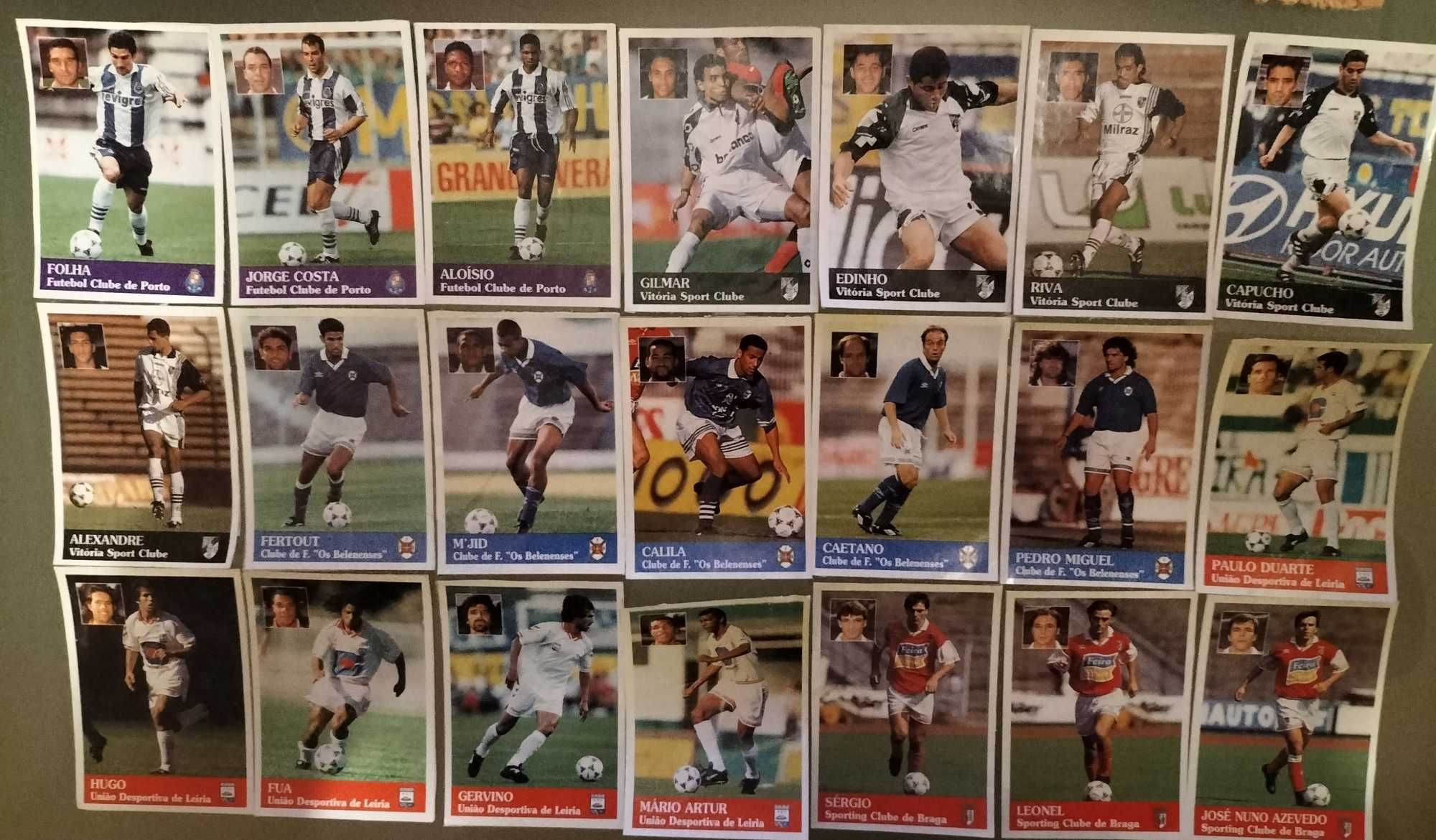 Lotes de cromos "Futebol 96/97" (listas nas últimas fotos)