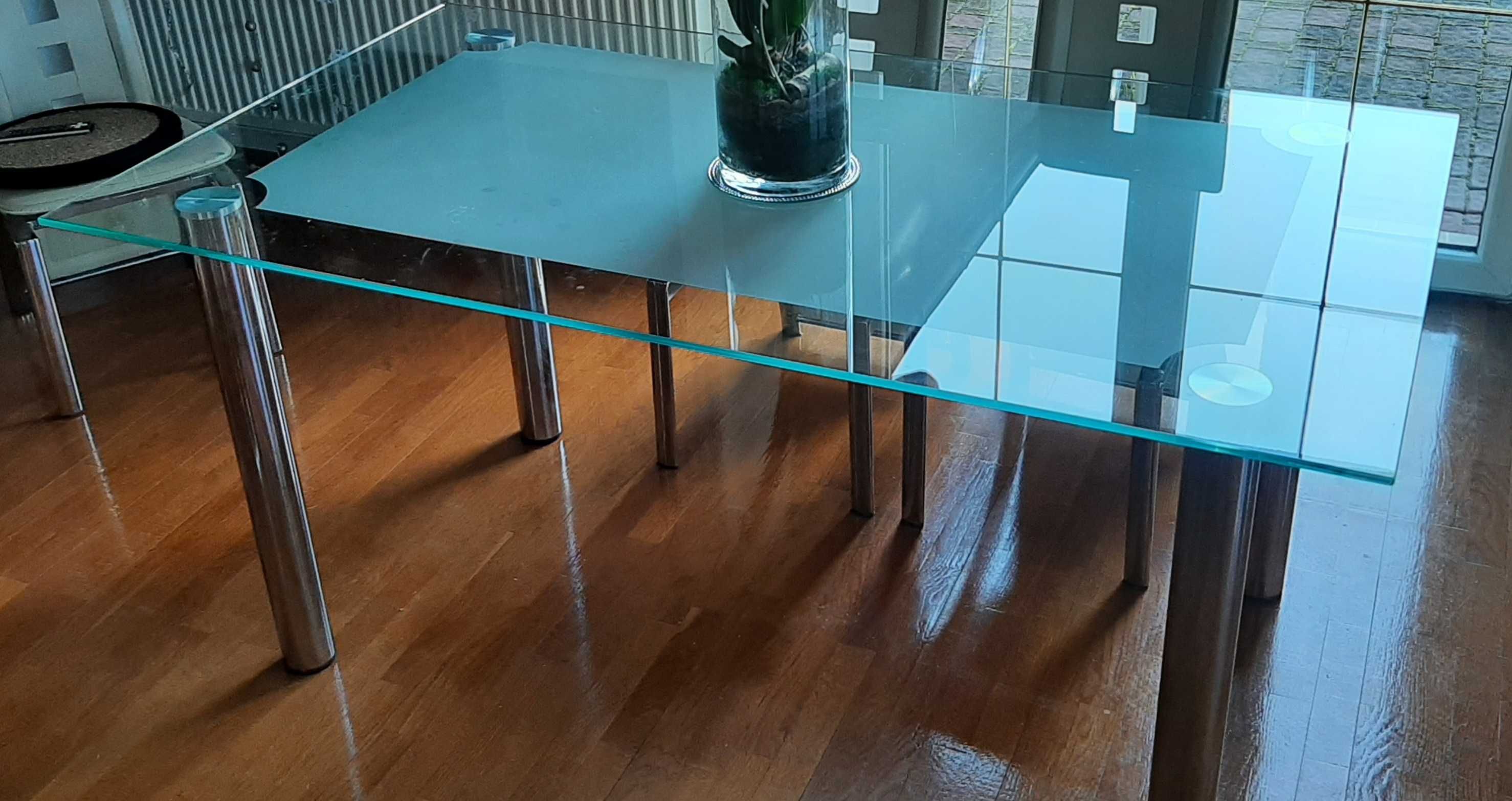 Stół szklany 160x80