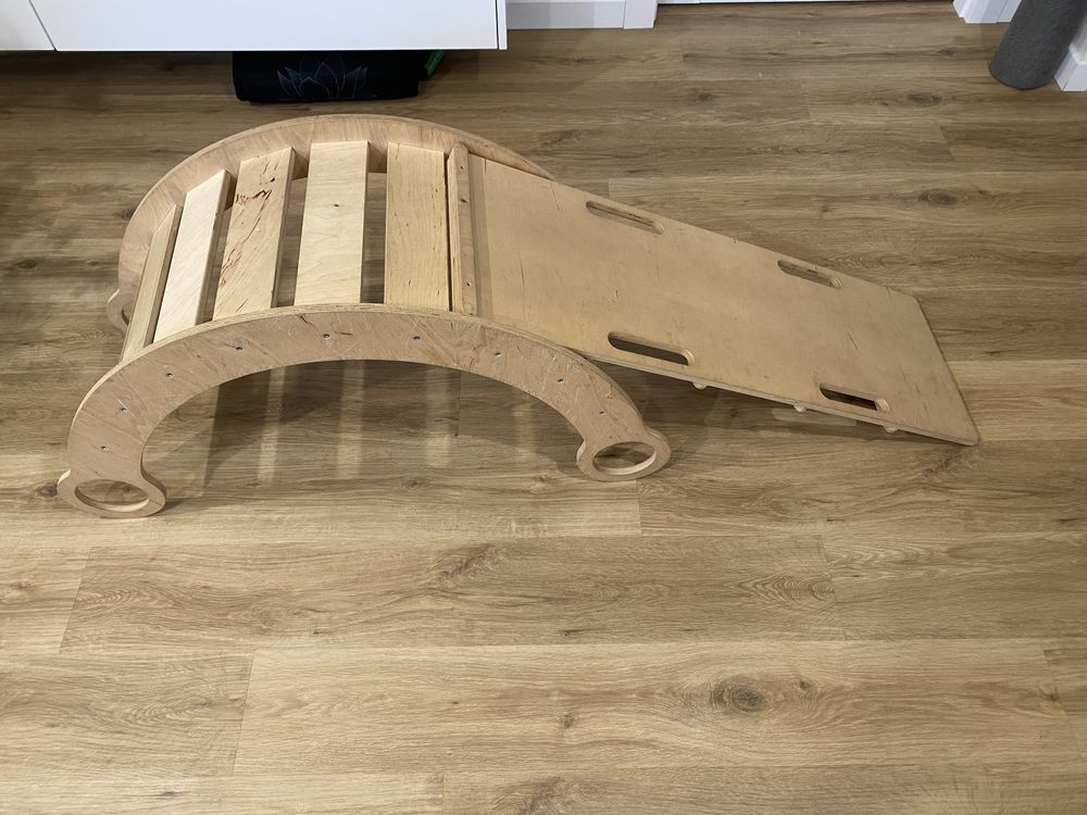 Babywood bujak drewniany drabinka zjezdzalnia M