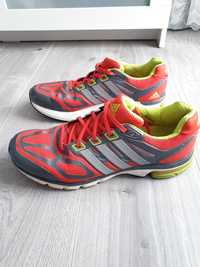 Buty do biegania Adidas Męskie Supernova Sequence Czerwone Szare 44