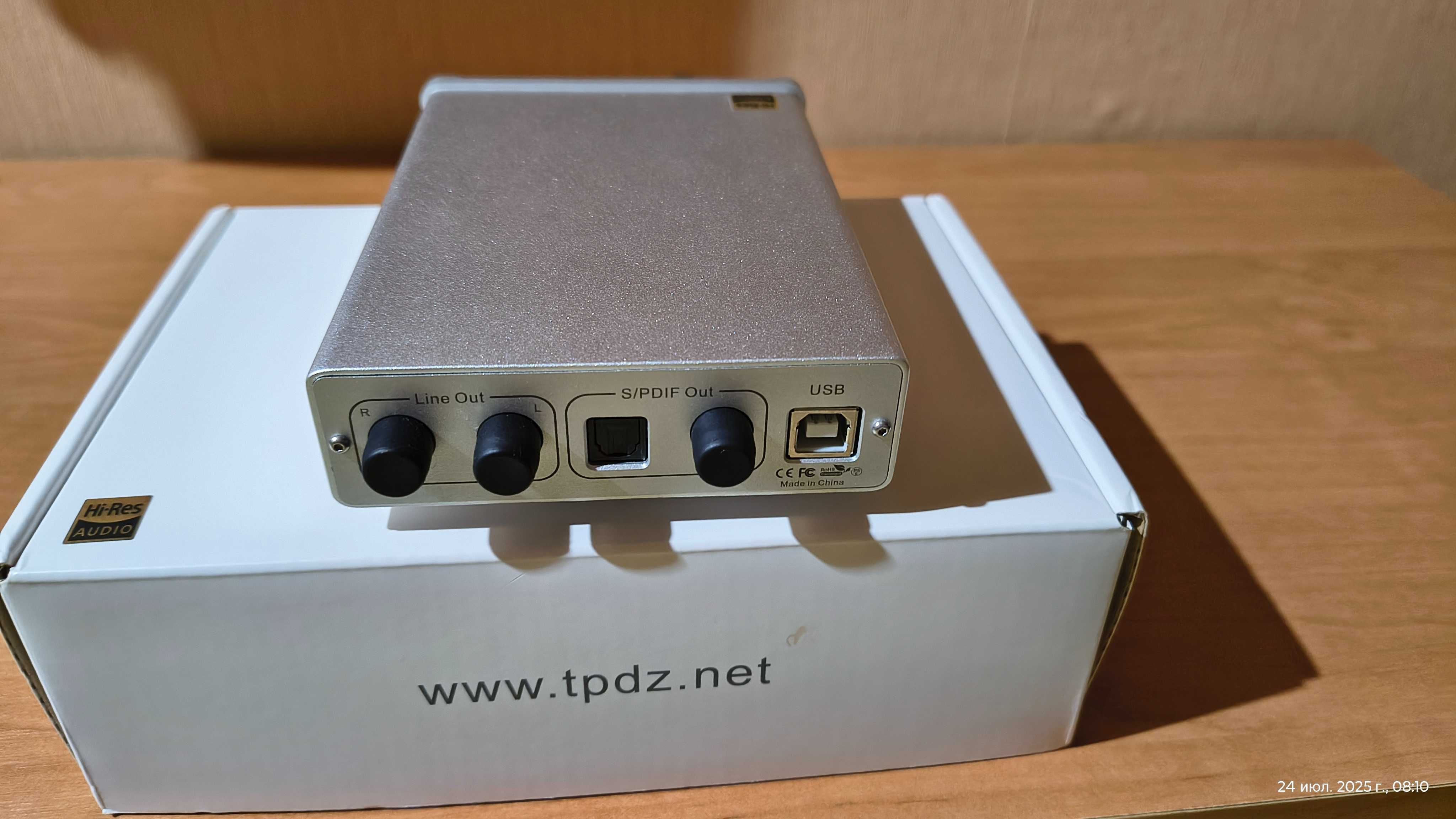 USB ЦАП Topping D10s, DSD256 PCM384kHz / 32 біт