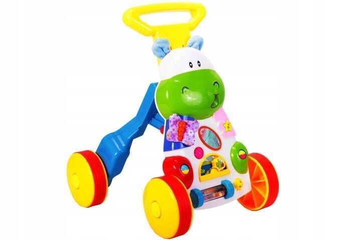 chodzik pchacz jeżdzik hipcio składany gumowe koła