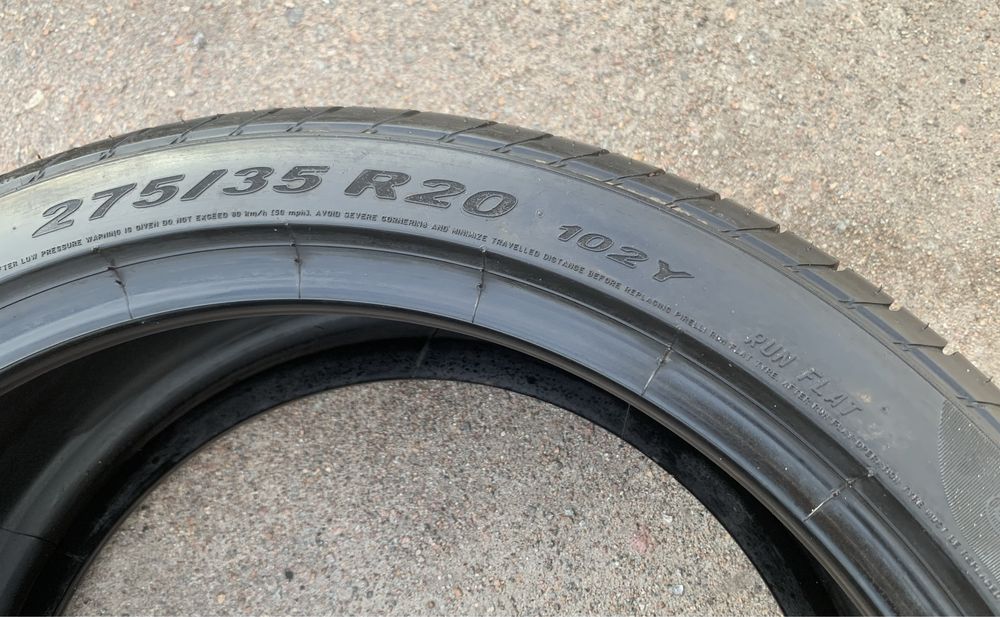 Шини Pirelli PZero 275/35 R20 RunFlat пара