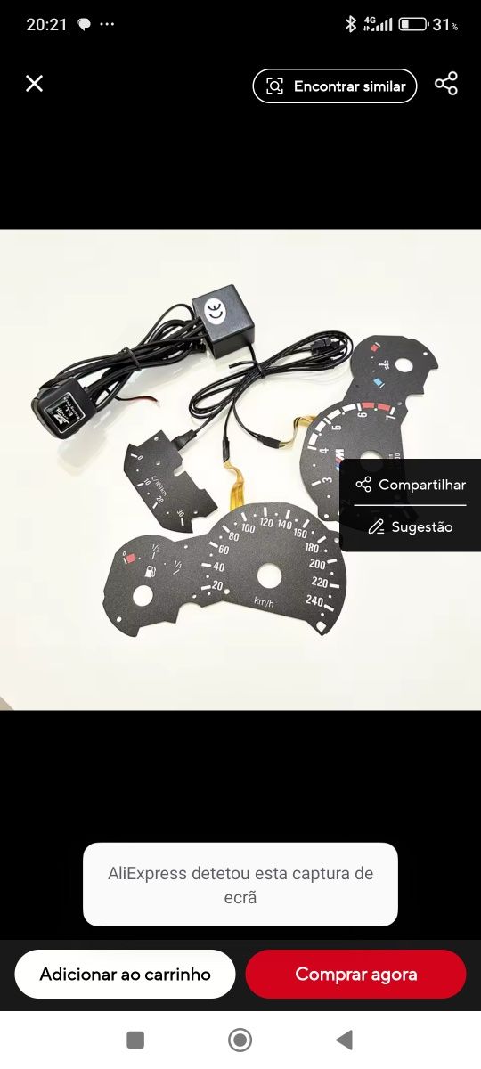 Fundo quadrante BMW e36