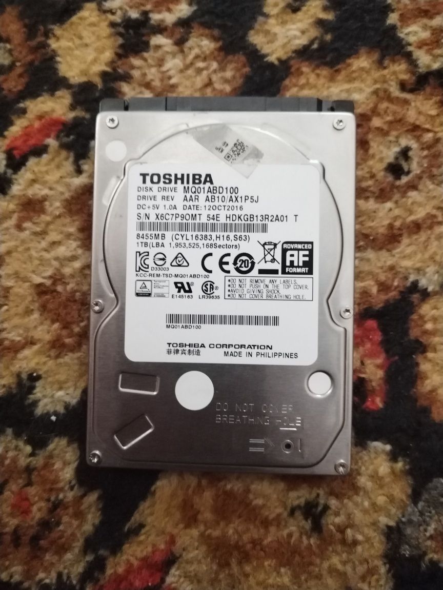 Жорсткий диск Toshiba 1TB