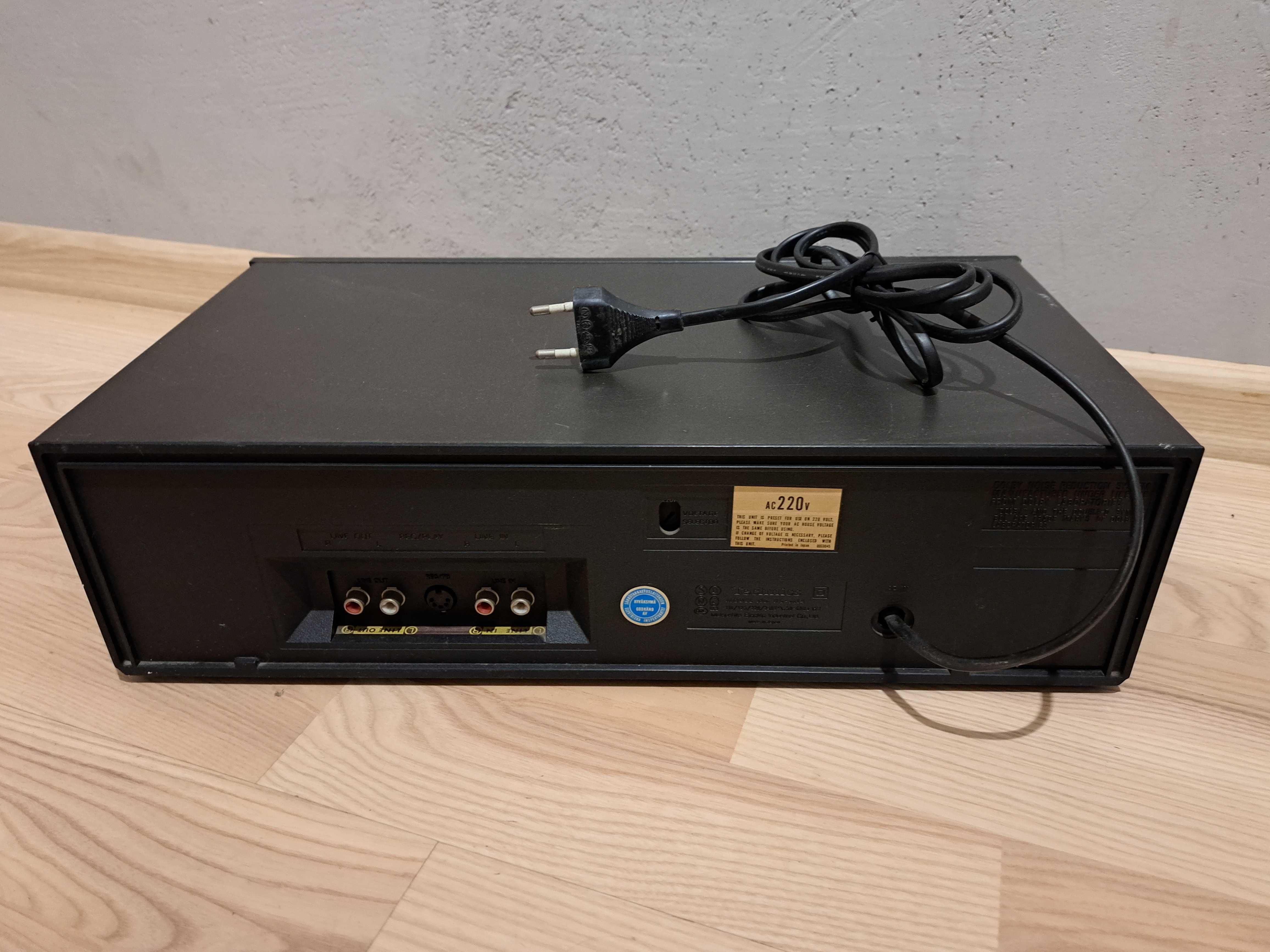 technics magnetofon segment dużej wieży prl