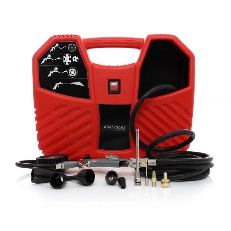 Kompresor bezolejowy 1100W, max 8bar, 180L / min