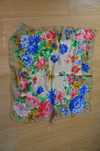 Kenzo chusta/apaszka kolorowa w kwiaty